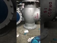 Valvola di controllo a battito oscillante a flangia WCB