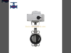 Valvola di farfalla elettrica per wafer
